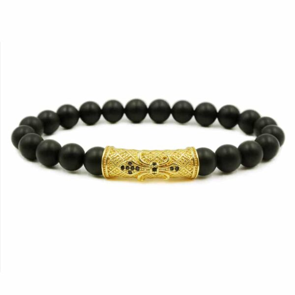 Gouden leeuw armband te koop bij Laconic