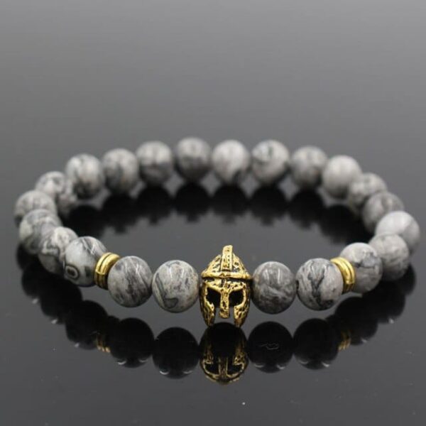 Marmeren & Gouden Armband - Krijger - Afbeelding 3
