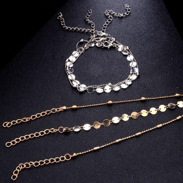Multi-laagse Gouden Arm/enkelband - Afbeelding 5