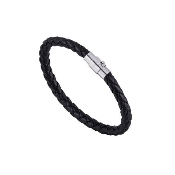 Zwarte geweven armband