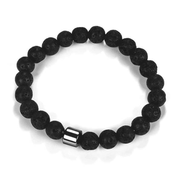 Vulkanische zwarte armband