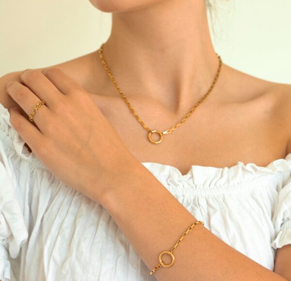 Ketting met open rondje