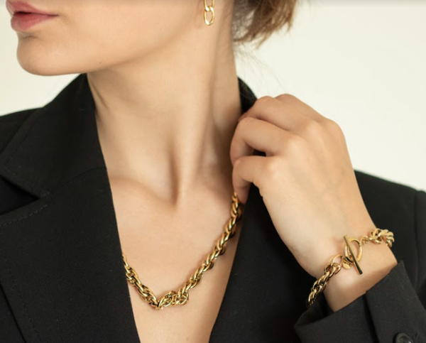 Ketting door ketting armband
