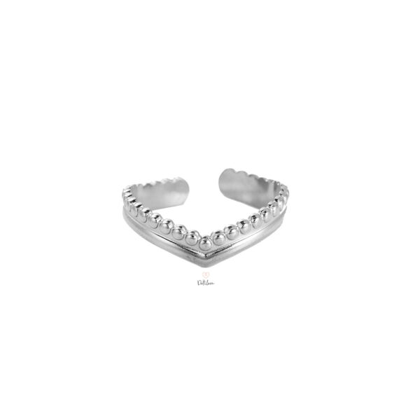 Ring met hartvorm
