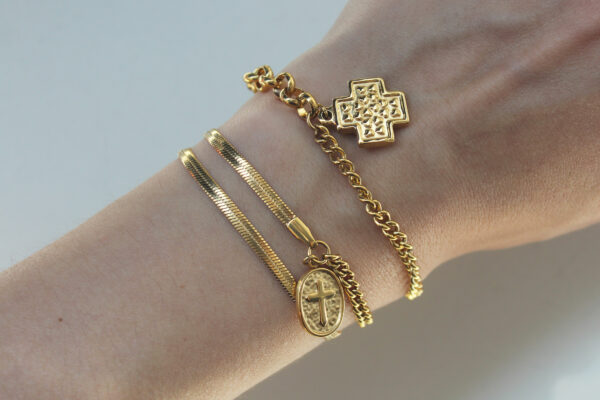 Slangenhuid armband - Afbeelding 2
