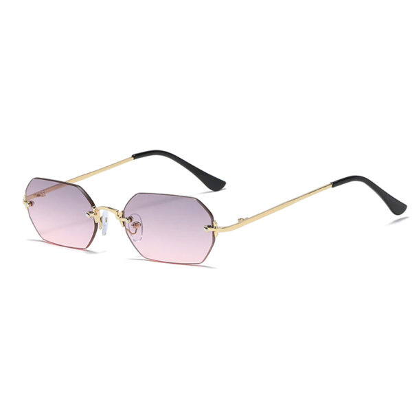 Achthoekig Zonnebril pink