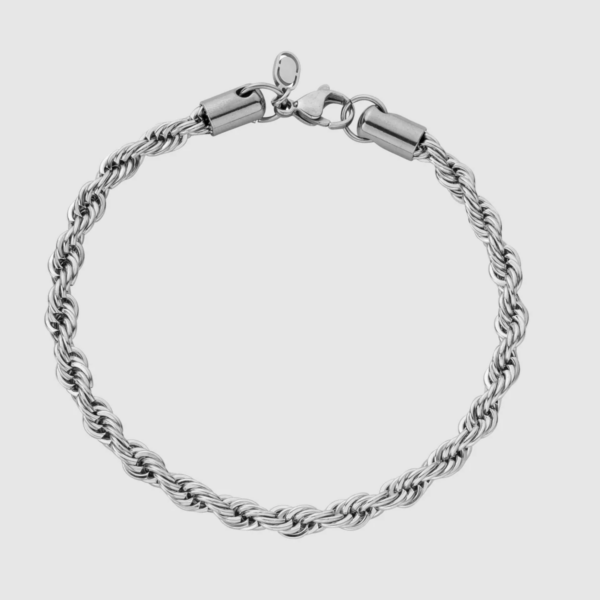 ROP BRACELET (ZILVER) 5MM - Afbeelding 2