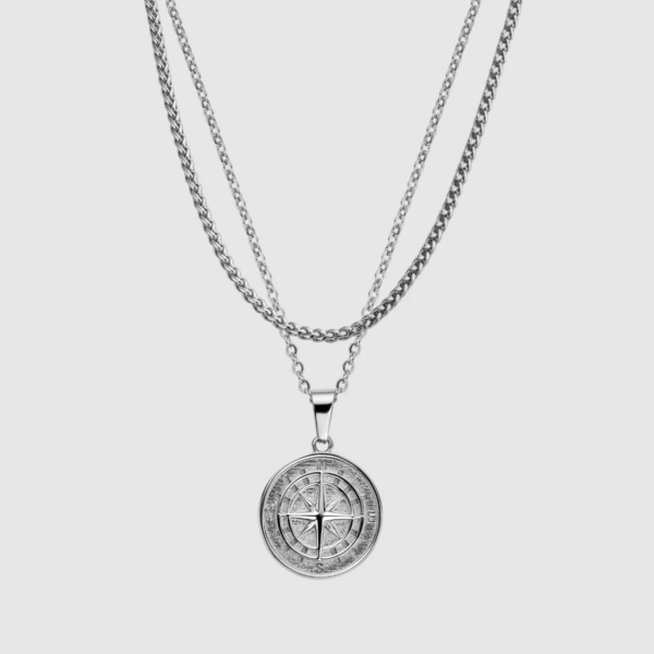 COMPASS SET (ZILVER)