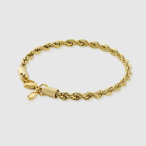Rope Bracelet (goud) 5 mm