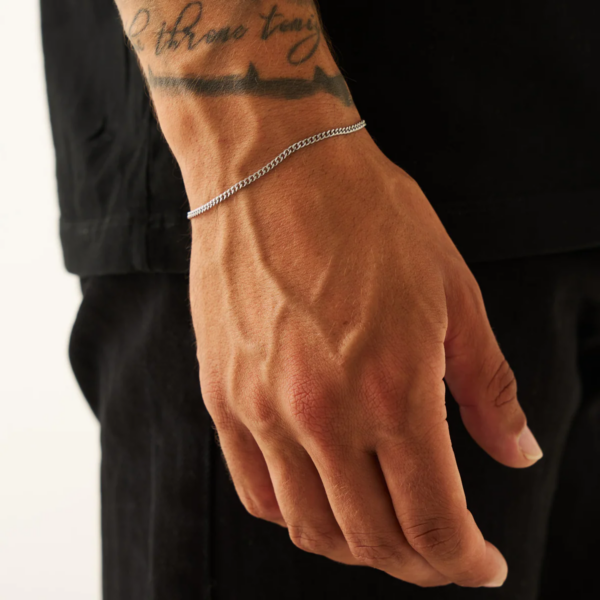 CONNELL BRACELET (ZILVER) 2MM - Afbeelding 2