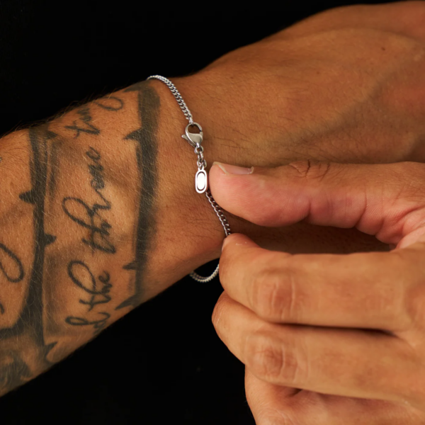 CONNELL BRACELET (ZILVER) 2MM - Afbeelding 3