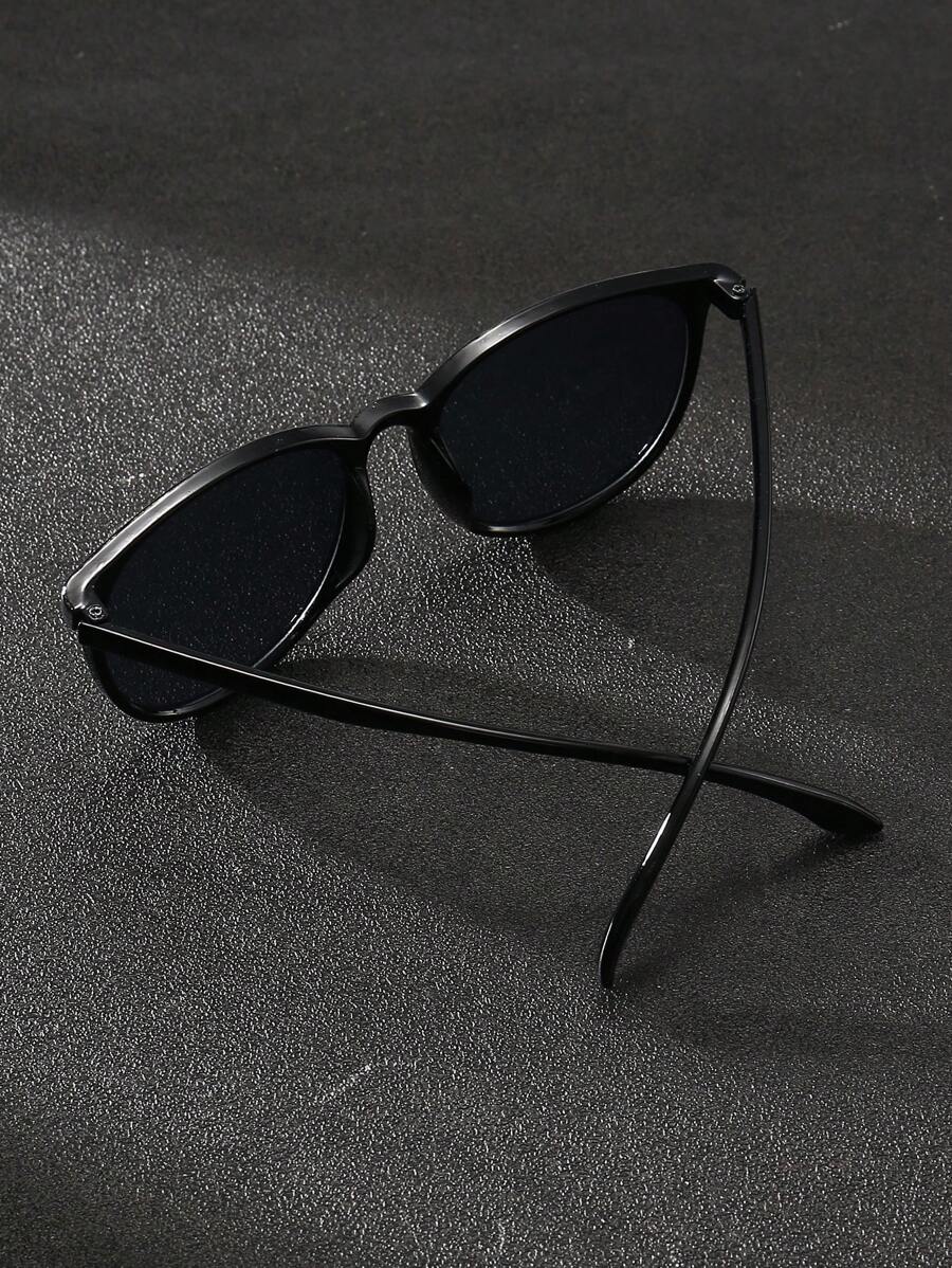 Oversized Y2K zonnebril zwart