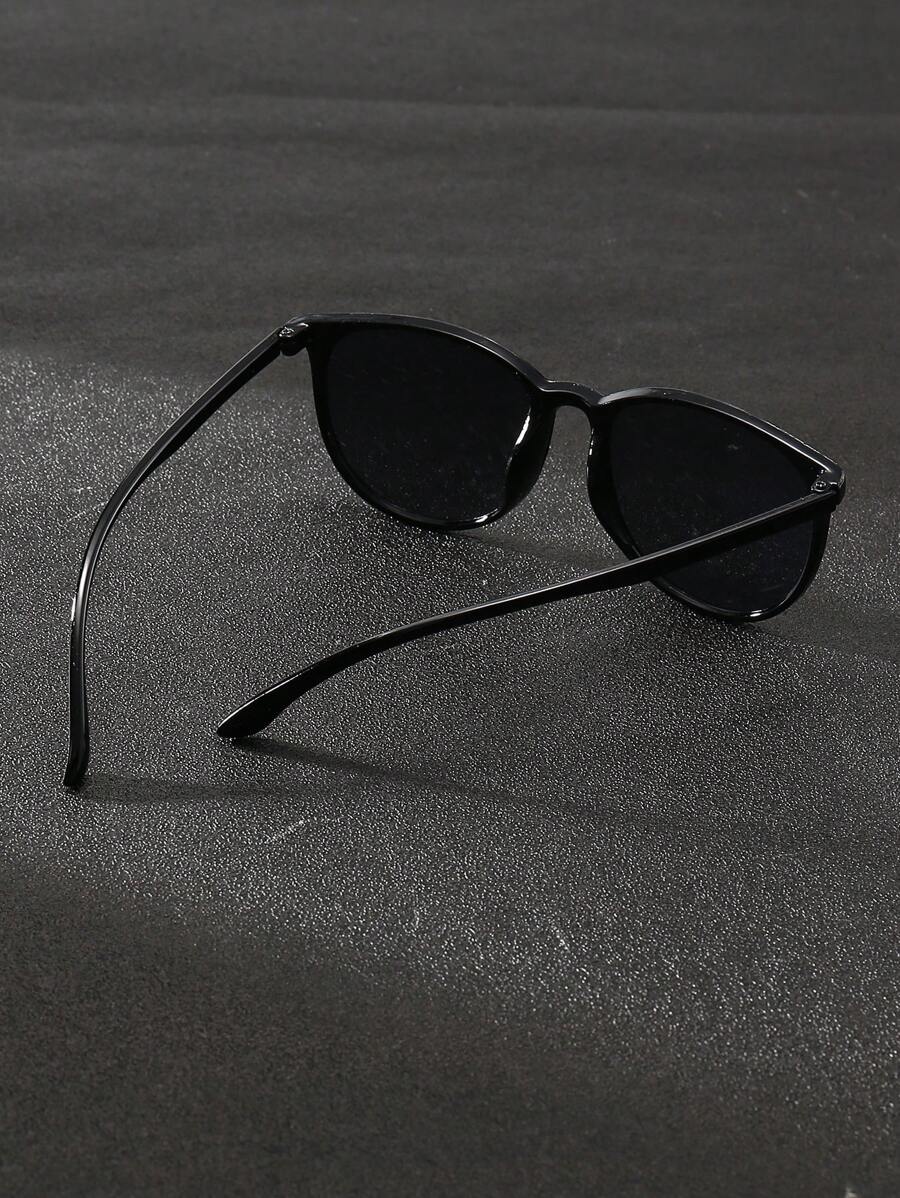 Oversized Y2K zonnebril zwart